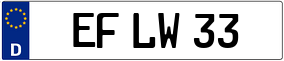 Truck License Plate